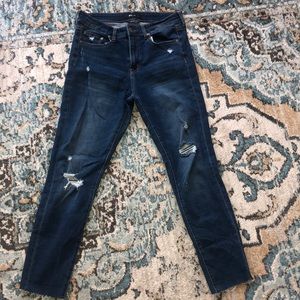Aeropostale High Rise Distressed Jegging